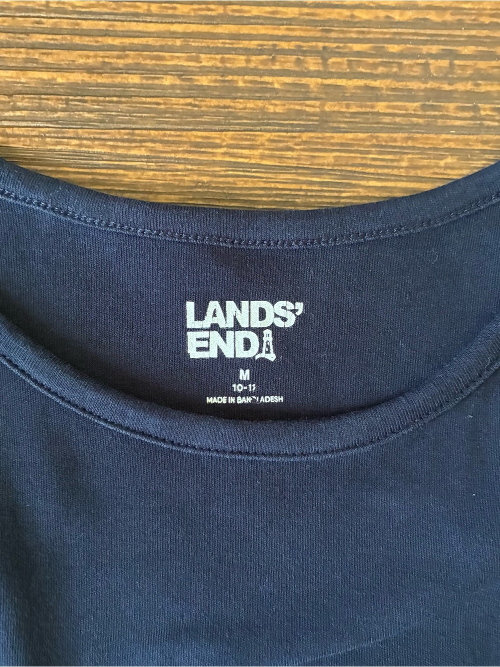 Lands' End Women's Navy Blue Sleeveless Tank Top - Size M - Picture 3 of 5